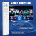 for Samsung tv Remote Solar Voice Replacement for Samsung Frame TV Remote BN59-01391A Compatible with Samsung Remote Control for Samsung Smart TVs Crystal QLED HD 4K 8K, White