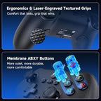AceGamer Pluto 2.4G Wireless Bluetooth Controller for PC/Switch/Switch 2/iOS/Android/Steam,TMR Joysticks,Hall Effect Triggers,4-Motors Vibration,1000Hz Polling Rate,Force-balanced Lever Bumpers,Pragrammable Back Buttons