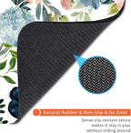 Armanza Square Mouse Pad Pretty Flowers, Personalized Premium-Textured Custom Mouse Mat Design, Washable Mousepad Cloth, Non-Slip Rubber Base Computer Mouse Pads for Wireless Mouse