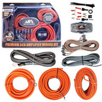 Elite Audio Premium Series Amp Kit Copper Clad Aluminum Wire, Triple-Shielded RCA Cables, High-Power Capacity, ANL Fuse Holder, Car Amplifier Install Kit (4 Gauge (5-Channel))