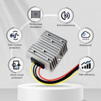 DC Converter 12V to 24V 4A Step Up Converter DC Voltage Regulator Power Converter Waterproof Module Transformer for Led Project, Horn, Dashboard...