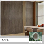 HOMCOM 4 Pack 3D Acoustic Panels, 47" x 24" Soundproof Wood Panels for Wall, Wood Slat Wall Paneling for Interior Ceiling, Office, Home Theater, Studio, Walnut