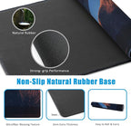 EOBKLAX Fantasy Landscape Large Gaming Mouse Pad,Waterproof Desk Mat for Desktop,Non-Slip Rubber Base Mousepad with Stitched Edges for Laptop Office and Home 35.4X15.7 Inch