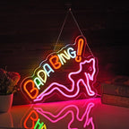 ZODZ Bada Bing Neon Sign for Wall Décor Sopranos Merch Girls Dimmable LED Neon Light Sign Decor