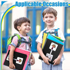 Ctosree 246 Pcs Communication Book Small Tools for Visual Schedule Picture Cards Include 3 Ring Binder Dividers 100 Adhesive Labels 5 Card Dividers for Kids ADHD(Mixed Color)
