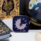 Time Timer MOD Home - Metallic Series - Individual Sized 60 Minute Visual Countdown Timer for ADHD, Adults, Students, and Pomodoro with Silent Operation (Metallic Indigo)