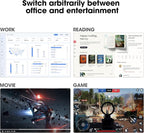 KOORUI 24 Inch Gaming Monitor 144Hz Full HD 1920 x 1080p IPS Ultra-Slim Display with HDMI VGA, Adaptive Sync, 99% SRGB, VESA 100x100mm, Eye Care, Tilt, Black, E2411K