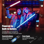 Mettlelite LS800C RGB LED Light Stick Full Color Continuous Output Video Light 3.2 ft with APP Control 2800K-8000K CRI96 TLCI 97 RGB CCT HSI Light Effects Built in Rechargeable Battery