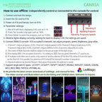CANRIA K16 ARTNET+DMX CONSOLE LED CONTROLLER, Professional Lighting Control, Suitable for SPI TTL, Online Offline, Addressable Programmable, Perfect for Concerts, DJ Performances, Weddings, Event, etc