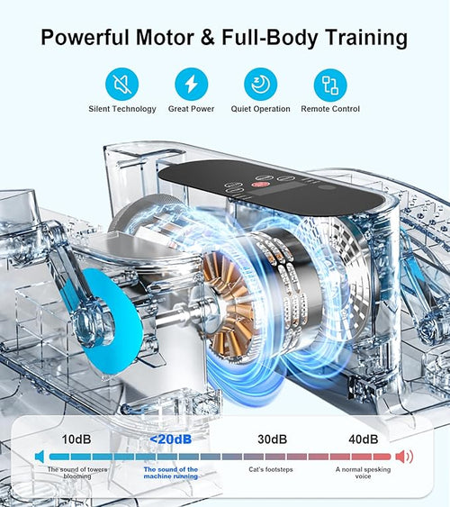 2025 New Under Desk Elliptical Machine,Portable Seated Pedal Exercise Machine for Seniors, 12 Adjustable Speed Elipse Leg Exerciser with Remote Control,Quiet Foot Exercise Machine for Home Office