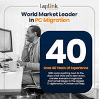LAPLINK Easy Transfer Cable, Includes PCmover Express Data Transfer Software and High Speed Ethernet Cable, Single Use License, Only Transfers Files and Settings. Compatible with Windows 11