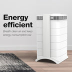 IQAir HealthPro Plus XE Air Purifier - Smart HyperHEPA Filtration for Large Rooms up to 1125 sq ft - Smoke, Viruses, Allergens, Asthma, Mold, Dust, Pets, Swiss Made, WiFi Enabled