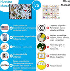 Smile4Autism Loose Visual Picture Cards, Receptive and Expressive Language, Speech Articulation Therapy, ASD, ADD, ADHD, Apraxia, & Stroke Patients (Small Laminate, Spanish Looose Lami)