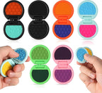 Fidget Toys Adults, Sensory Toys for Kids with Autism, Anxiety Relief Items for ADHD Stress Relief, Texture Worry Stone for Teens & Flip Slider - Treasure Box Toys for Classroom (6pcs)