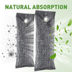 TUXIYA 8Pack Activated Charcoal Odor Absorber, Odor Eliminator for Strong 0dor,Shoe Deodorizer,Bamboo Charcoal Air Purifying For in Car,Closet,Shoe, Basement(50g/1.77oz Each)
