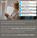 YoLink Water Leak Detection Starter Kit, w/SpeakerHub Audio/Talking Hub & Water Leak Sensor 1, LoRa Up to 1/4 Mile Open-Air Range, SMS/Text, Email & Push Notifications, w/Alexa, IFTTT, Home Assistant