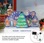 Geekstory Recordable Sound Module 8M Button Control Music Voice Chip Programmable with Speaker+Battery Box for DIY Music Greeting Card Christmas Creative Gift