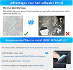 BXI Thickened Sound Absorbing Panels - 12 Pack 12 X 12 X 0.5 Inches Dense Acoustic Panels, Echo Noise Reducing Sound Panels, Tackable Studio Panels for Wall and Ceiling Acoustic Treatment