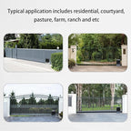 GATEXPERT Sliding Automatic Gate Opener Kit Driveway Security Door Operator Hardware Kit with Two Remotes and Infrared Photocell Sensor for Slide Gates up to 40 feet Long (for Gates up to 2200lbs)
