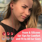 Symphonized Premium Wooden iPhone Earphones Wired (USB C) Deep Bass Sound, 3D Sound, Microphone Volume Control, 90% Noise Cancelling for Type C Devices. Earphones for iPhone 15 to 17 & Android