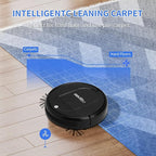 Robot Vacuum, Featuring a 3-in-1 Comprehensive Cleaning System That vacuums and mops, with 3000Pa Suction Power. This Ultra-Thin and Quiet Robot Vacuum and mop is Ideal for pet Hair and Hard Floors-D