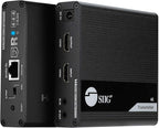 SIIG 4K HDMI Extender Balun Over CAT6/7 - Up to 230ft (70m), 4K@60Hz, Loopout, HDCP 2.2, Near Zero Latency, EDID Learning, ARC & Audio Extractor, Two-Way IR, ESD Protection (CE-H26L11-S1)