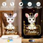 hun concept Personalized Unicorn Night Light for Kids – Custom Name LED Lamp, Cute Acrylic Unicorn Design, Baby Room & Nursery Decor, Magical Gift for Girls, Birthday Gifts