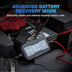 Type S 5A Smart Battery Charger & Maintainer – 6V & 12V Automatic Car Battery Charger for Cars, Trucks, Motorcycles, Boats, ATVs, Lawn Mowers, RVs – Lead-Acid, AGM, Gel, LiFePO4 Batteries