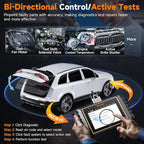 2025 FOXWELL NT716 OBD2 Scanner Bidirectional Control 9+ Resets Scan Tool ABS SRS Transmission Engine Diagnostic Code Reader WiFi Update Injector Coding/D-P-F/BMS/ABS Bleed/Oil/EPB/TPMS/SAS/Throttle