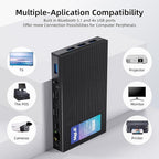 MeLE Fanless Mini PC Quieter3Q 11th Gen N5100 8GB 256GB, Micro Computer WiFi 5 Small Desktop Service with USB-C PD, Gigabit Ethernet, Dual HDMI 4K, Auto Power on, PXE Support M.2 SSD