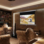 Instahibit 72" 16:9 Manual Pull Down Projector Screen 4K Self-Locking Home Theater Cinema Meeting Room Classroom Restaurant Bar Office