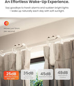 SwitchBot Smart Automatic Curtain Opener 2 Pack with Hub Mini - WiFi Remote Control with App/Timer, Performance Upgrade, Compatible with Alexa, Google Home, HomeKit