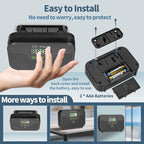 Carbon Monoxide Detector Powered by AA Battery (not Included),CO Monitoring Alarm with LCD Display Screen, Used for Home Basement Kitchen, Hotel Garage, Bedroom, Living Room Voice Alarm 3 Pack