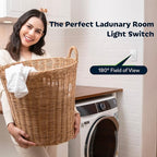 TOPGREENER Motion Sensor Switch, PIR Sensor with Ambient Light Level, Occupancy & Vacancy Modes, No Neutral Required, Ground Wire Required, 150W LED/CFL, Single Pole, TDOS5-JM-W-6PCS, White, 6 Pack