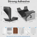 OIVO Controller & Headset Wall Mount Holder Stand, Foldable Headphone Stand, Gaming Controller Holder Hanger Hook, Universal Storage Organizer Controller/Earphone/Game Accessories-7 Packs