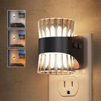 L LOHAS LED Night Light, Modern Night Lights Plug into Wall, 3000K/4000k/5000K Adjustable Color Temperature Night Light,Dimmable Nightlights with Dusk to Dawn Sensor for Rooms Bathroom Hallway