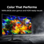 Deco Gear 34” Ultrawide Curved Gaming Monitor 3440×1440 UWQHD, 180Hz, 1ms MPRT, VA Panel, 1500R, HDR Ready, 100% sRGB, Adaptive Sync, Dual HDMI/DP, 21:9, VESA Mount, Tilt Adjustable - American Seller