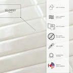SMART TILES Peel and Stick Backsplash - 5 Sheets of 11.43" x 9" - 3D Adhesive Peel and Stick Tile Backsplash for Kitchen, Bathroom, Wall Tile