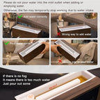 Fireplace Flame Air Diffuser Humidifier,7 Colors Aromatherapy Essential Oil Diffuser,Ultrasonic with Timer for Home,Bedroom,Office,Yoga (Dark Wood Grain)