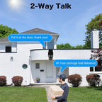 Solar Security Cameras Wireless Outdoor, 5G/2.4G Solar WIFI Cameras for Home Security,Solar Powered Outside Camera Wireless,Human Detection, Color Night Vision, 2-Way Talk for home Porch/Garage/Yard