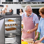 folosem 990050048 Digital Control Panel Kit,with LED Digital Display Top Controller Fits Compatible with Masterbuilt MB ESQ30B, ESQ30S, 20070106, 20070206, 20072010, 20070910 Electric