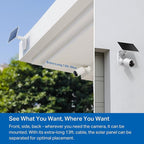 Tapo TP-Link SolarCam C402 Kit, Outdoor Battery Camera w/Solar Panel Base, Wireless, 1080P, Free Person Detection, SD/Cloud Storage, Color Night Vision, No Hub Needed, Works w/Alexa