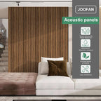 Premium Acoustic Wood Slat Wall Panels – Noise-Reducing Sound Absorption Panels for Home Theater, Studio & Office | Modern Decorative Slat Walling for Echo Control | Eco-Friendly & Easy to Install