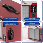 OUKEETO Portable Air Filtration System - Tabletop Dust Collectors (580-780CFM) for Woodworking, Movable Air Filter with Strong Vortex Fan, Benchtop Dust Collection Systems for Garage Works Shop
