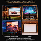 250 Inch Extra Large Projector Screen | Cinema-Grade Huge Movie Screen for Outdoor Use — Perfect for Backyard, Events, Church, School, Corporate by IOLIEO