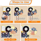 Sound Recorder Module DIY Music Voice Recording Module Chip with Speaker,Type-C Cable,Easy Recording Capability16 Minutes Music for Personalized Greetings, Holiday Crafts Cards with Manual