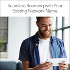 NETGEAR WiFi 6 Mesh Range Extender (EAX15) - Add up to 1,500 sq. ft., 20 Devices with AX1800 Dual-Band Wireless Signal Repeater (up to 1.8 Gbps Speed), WPA3 Security, One Network Name