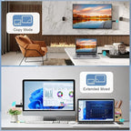 Beyn Wireless HDMI Transmitter and Receiver,2026 Upgraded LED Display,4K Decode & 1080P Output,Plug and Play Wireless HDMI Extender,Compatible with PC/Laptop/Camera/HDTV/Projector/TV Box