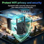 2026 Best WiFi Extender Signal Booster, Internet Extender Covers Up to 13389 Sq.ft for Home, Long Range WiFi Repeater with Ethernet Port, Wireless Router Amplifier Easy Setup,Wide Compatibility