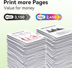 206X Toner Cartridges 4 Pack High Yield with Chip Compatible Replacement for HP 206 X 206A HP206X HP206A for Color LaserJet Pro MFP M283fdw M283cdw M283fdn M282nw M255dw M255nw M283 M282 M255 Printer